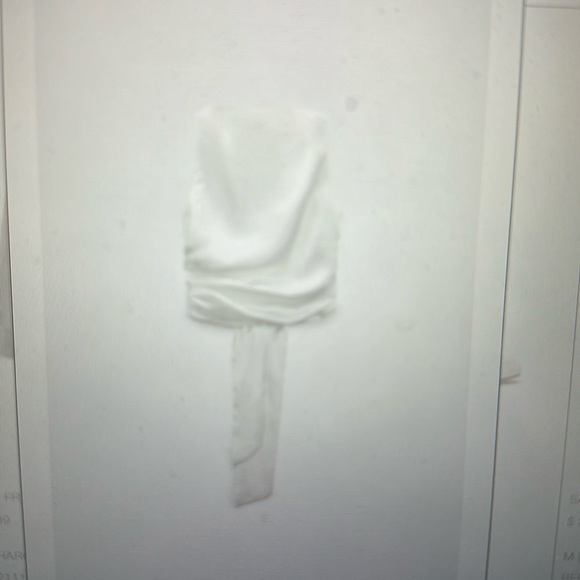 Open back satin top - Picture 1 of 4